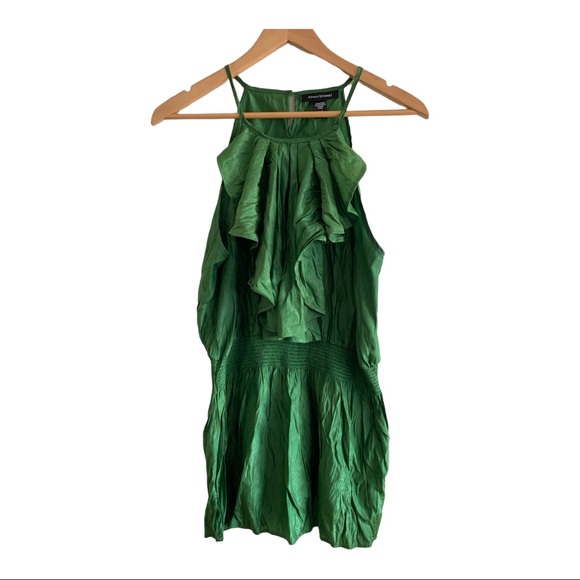 Plus Size Green Ruffle Top - Picture 2 of 4